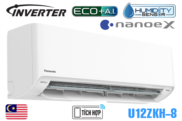 Điều hòa Panasonic 12.000BTU 1 Chiều Inverter U12ZKH-8