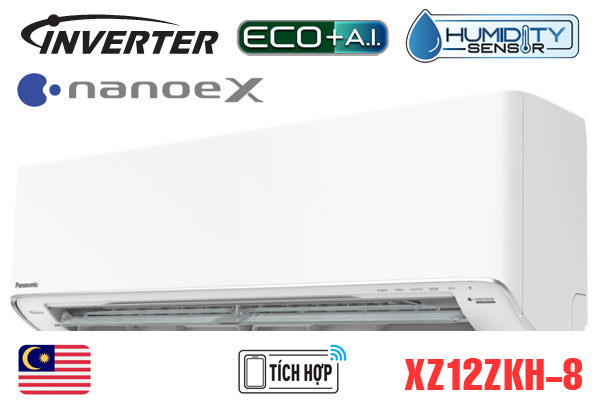 Điều Hòa Panasonic 12000btu 2 chiều Inverter CU/CS-XZ12ZKH-8 Gas R32