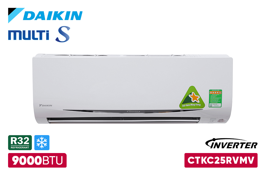 Dàn Lạnh treo tường điều hòa multi Daikin Inverter 1 Chiều 9000 BTU CTKC25RVMV