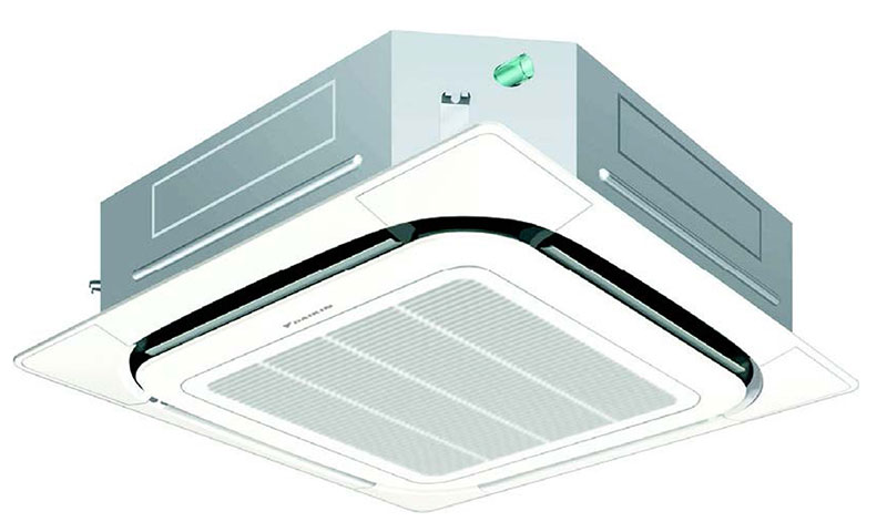 Điều Hòa Âm Trần Cassette Daikin 1 Chiều 18.000BTU (FCNQ18MV1/RNQ18MV19) Điều Khiển Không Dây (BRC7F633F9+BYCP125K-W18)